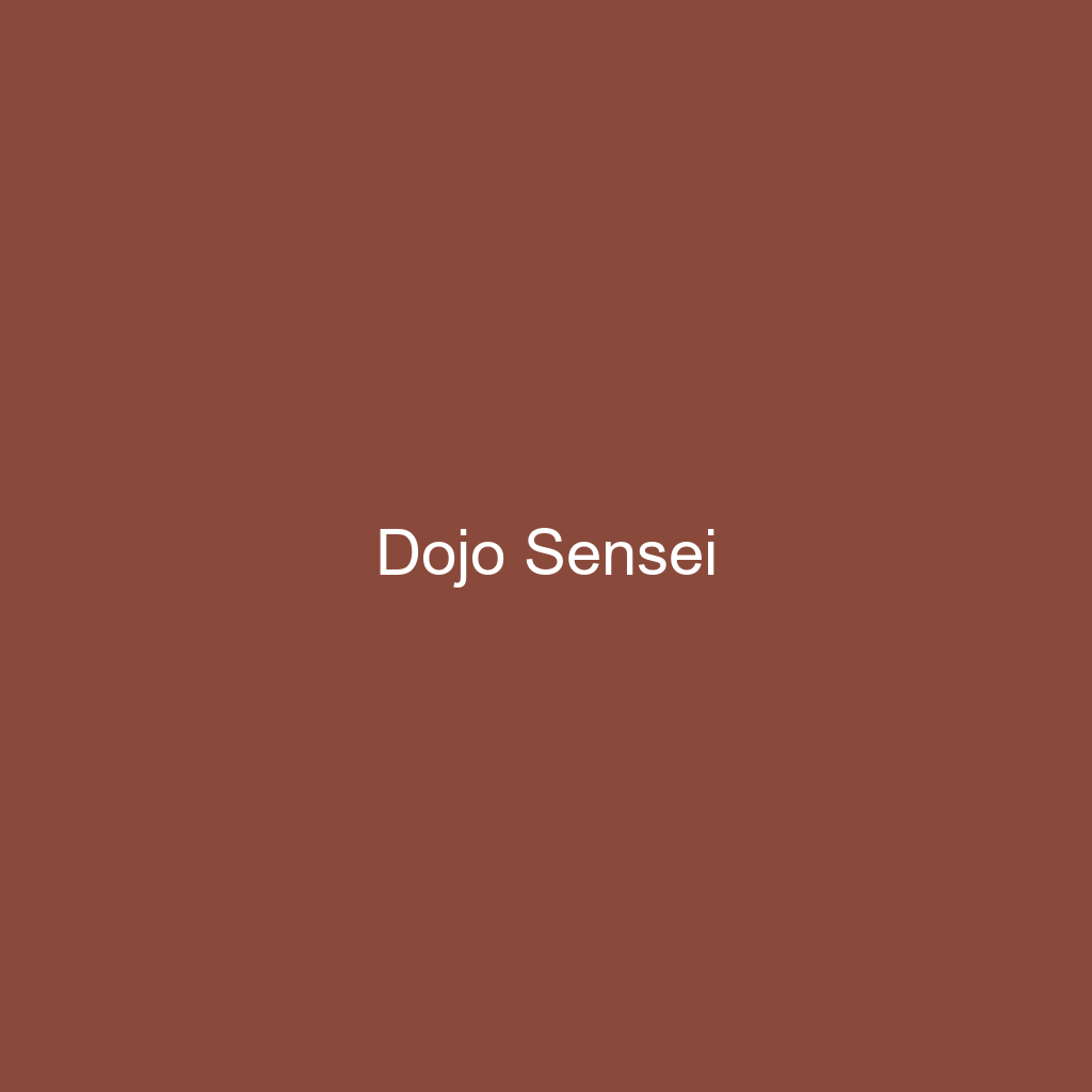 Dojo Sensei